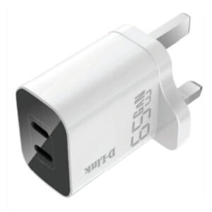 D-Link Dual USB Wall Charger – 65W, GaN 3.0, 100V-240V Universal Input - Buy Online in Jordan | OfficeJo