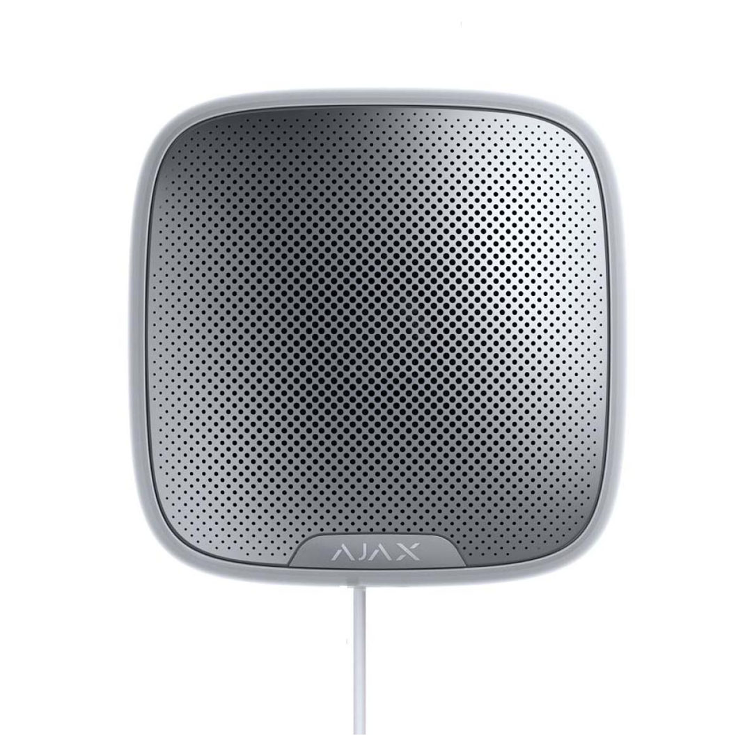 AJAX StreetSiren Fibra White – 85–113 dB Adjustable Volume, IP54, Fibra Line 2,000 m Price in Jordan AJAX StreetSiren Fibra White – 85–113 dB Adjustable Volume, IP54, Fibra Line 2,000 m - Buy Online in Jordan | OfficeJo