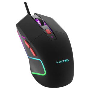 HAING GM300 RGB Wired Gaming Mouse – 7 Buttons, 2400 DPI, 4-Color Backlit - Buy Online in Jordan | OfficeJo
