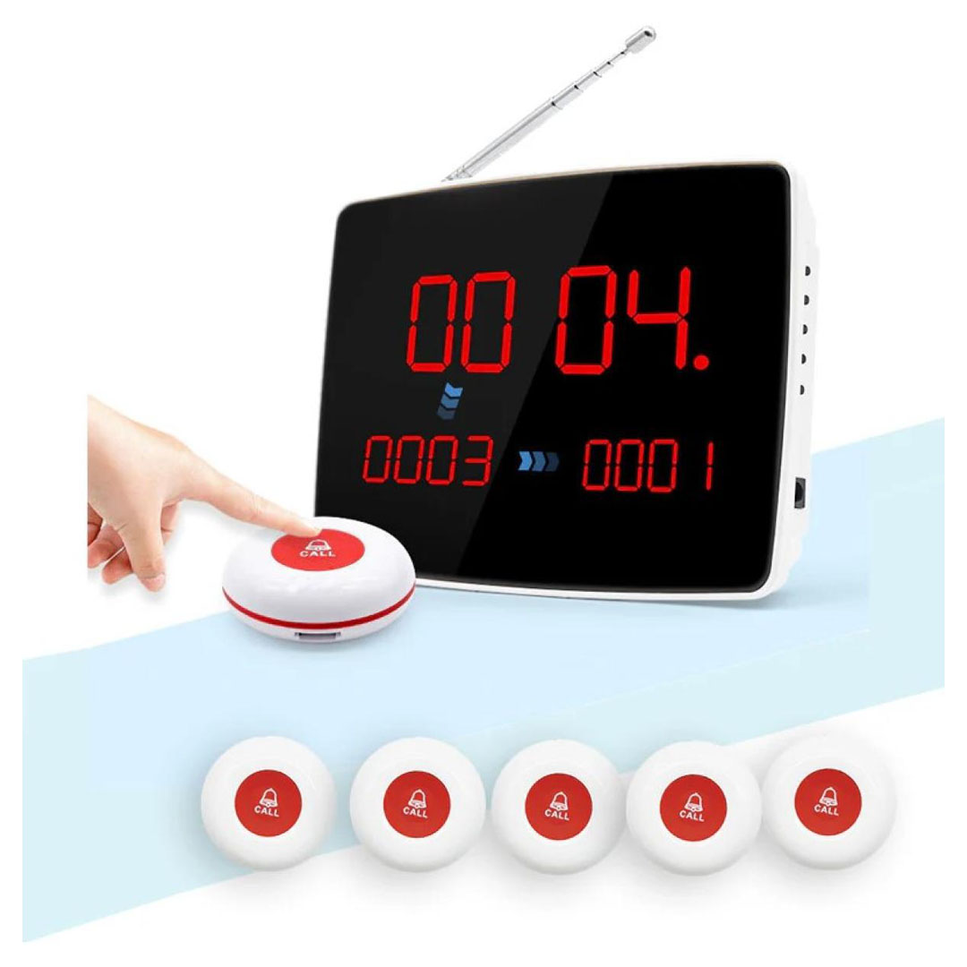 GY-301 Wireless Restaurant & Clinic Call System – 315/433MHz, 255 Transmitters, 12V Price in Jordan GY-301 Wireless Restaurant & Clinic Call System – 315/433MHz, 255 Transmitters, 12V - Buy Online in Jordan | OfficeJo