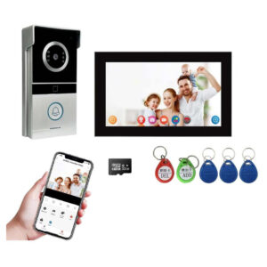 10.1" Wi-Fi Analog Video Intercom Kit – 1080P, 2MP, Capacitive Touch Screen, App Control - Buy Online in Jordan | OfficeJo