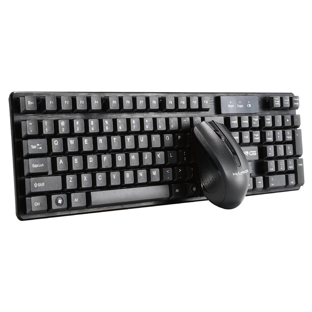 HAING Wireless Keyboard and Mouse Combo – 2.4GHz, 1600 DPI, Silent Keys, Wide OS Compatibility Price in Jordan HAING Wireless Keyboard and Mouse Combo – 2.4GHz, 1600 DPI, Silent Keys, Wide OS Compatibility - Buy Online in Jordan | OfficeJo