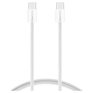 HAING Type-C to Type-C Braided Cable 1.2M – 60W, PD3.0, QC3.0 - Buy Online in Jordan | OfficeJo