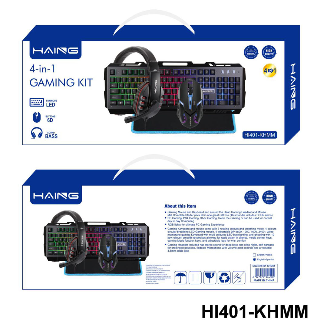 HAING 4-in-1 Gaming Kit – RGB Keyboard, Mouse, Headset & Mouse Pad Bundle Price in Jordan HAING 4-in-1 Gaming Kit – RGB Keyboard, Mouse, Headset & Mouse Pad Bundle - Buy Online in Jordan | OfficeJo