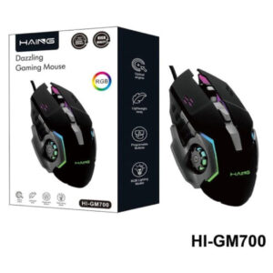 HAING HI-GM700 USB Wired Gaming Mouse – 7-Color Breathing Light, 4 DPI Options, Plug-and-Play Price in Jordan HAING HI-GM700 USB Wired Gaming Mouse – 7-Color Breathing Light, 4 DPI Options, Plug-and-Play - Buy Online in Jordan | OfficeJo