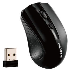 HAING M8 Wireless Optical Mouse – 2.4GHz, 3 DPI Levels, 10M Range Price in Jordan HAING M8 Wireless Optical Mouse – 2.4GHz, 3 DPI Levels, 10M Range - Buy Online in Jordan | OfficeJo