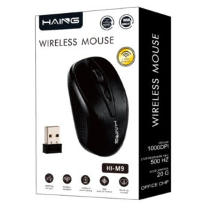 HAING M9 Wireless Mouse – 2.4GHz, 3 DPI Levels, 10M Range, Plug & Play - Buy Online in Jordan | OfficeJo