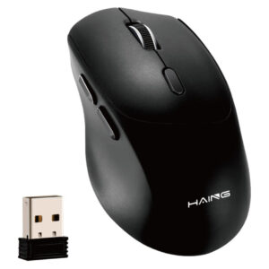 HAING HI-T17 Wireless Mouse – 2.4GHz, Quiet Click, Type-C Adapter, Plug & Play Price in Jordan HAING HI-T17 Wireless Mouse – 2.4GHz, Quiet Click, Type-C Adapter, Plug & Play - Buy Online in Jordan | OfficeJo