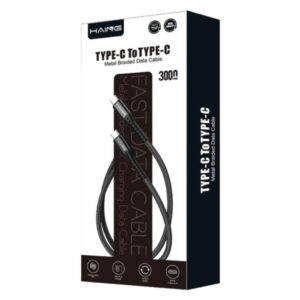 HAING Type-C to Lightning Cable 3M – 20W Fast Charge, Metal Braided, 15000+ Bends - Buy Online in Jordan | OfficeJo