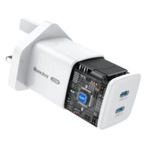 Huntkey G35 Pro Wall Charger – 35W, 2-Port Type-C PD, MK Plug, White Price in Jordan Huntkey G35 Pro Wall Charger – 35W, 2-Port Type-C PD, MK Plug, White - Buy Online in Jordan | OfficeJo