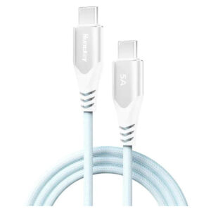 Huntkey USB-C to USB-C Braided Cable 1.5M – 100W, 5A, 480Mbps - Buy Online in Jordan | OfficeJo