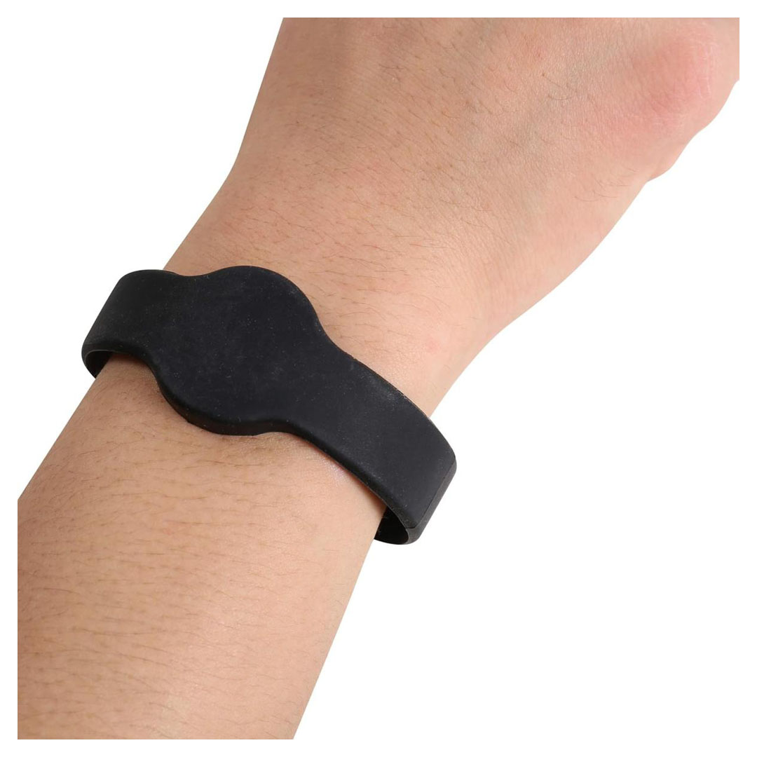 RFID Silicone Wristband – 13.56MHz, Fudan Chip, Waterproof, Black Price in Jordan RFID Silicone Wristband – 13.56MHz, Fudan Chip, Waterproof, Black - Buy Online in Jordan | OfficeJo