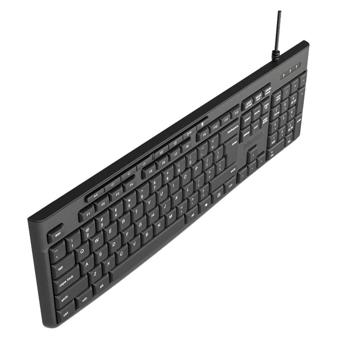 Meetion K295 Zero Noise Wired Office Keyboard – 112 Keys, Membrane, USB-A, Black Price in Jordan Meetion K295 Zero Noise Wired Office Keyboard – 112 Keys, Membrane, USB-A, Black - Buy Online in Jordan | OfficeJo