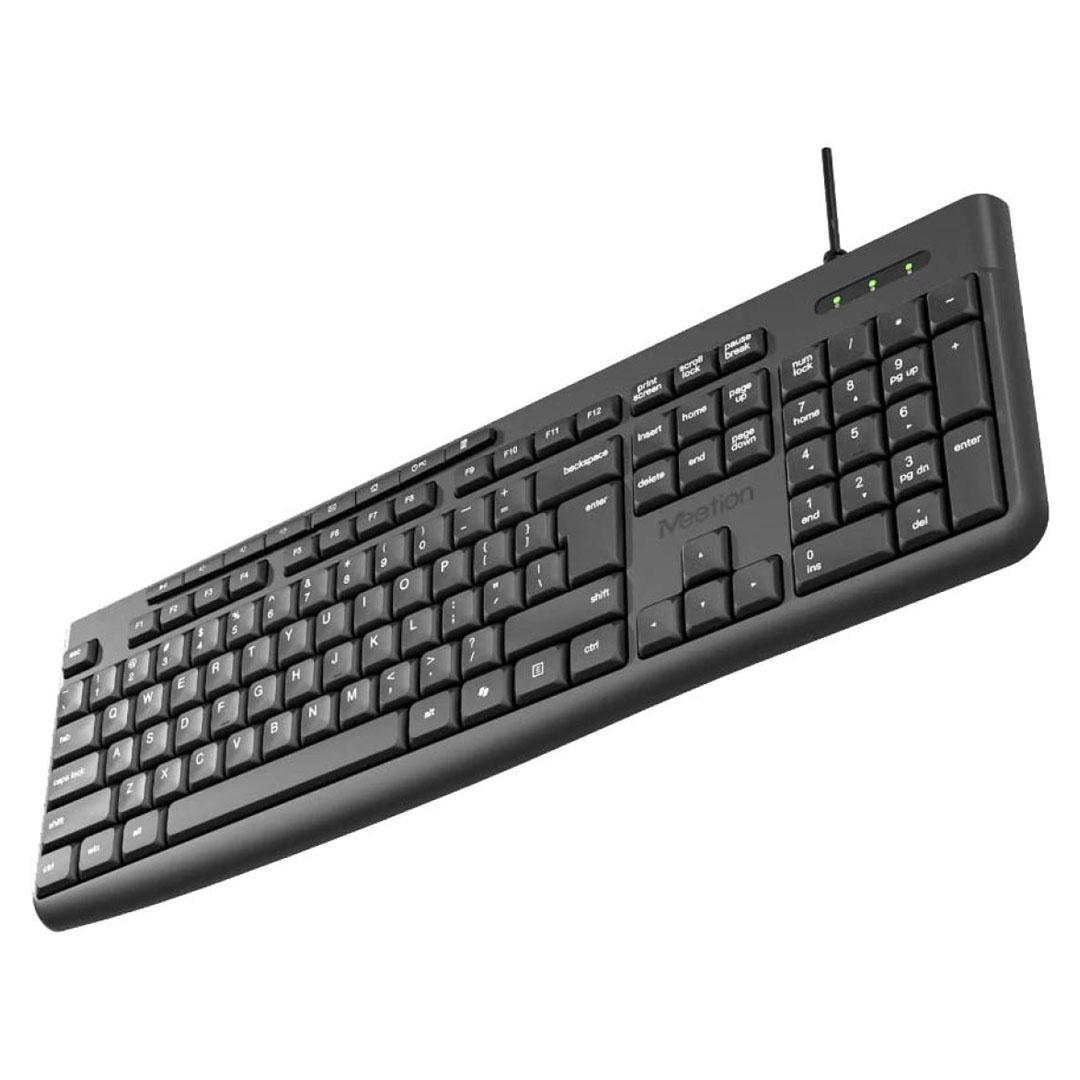 Meetion K295 Zero Noise Wired Office Keyboard – 112 Keys, Membrane, USB-A, Black Price in Jordan Meetion K295 Zero Noise Wired Office Keyboard – 112 Keys, Membrane, USB-A, Black - Buy Online in Jordan | OfficeJo