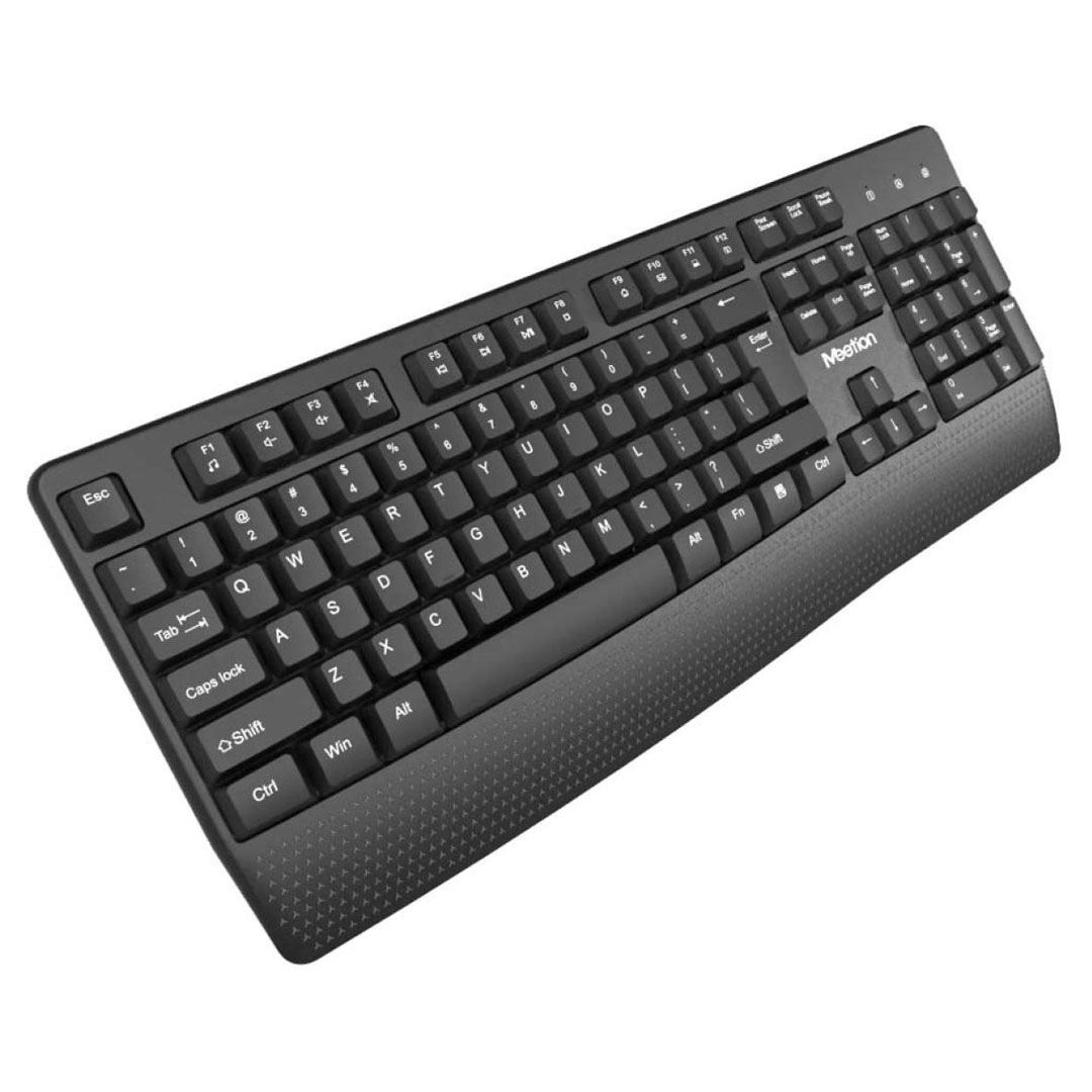 Meetion K4130 Wireless Keyboard – 2.4G, 104 Keys, Membrane, 833H Battery Life Price in Jordan Meetion K4130 Wireless Keyboard – 2.4G, 104 Keys, Membrane, 833H Battery Life - Buy Online in Jordan | OfficeJo