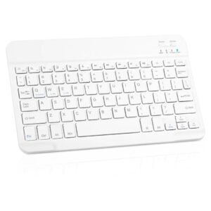 Rechargeable Bluetooth Slim Keyboard – BT 3.0, 36Hr Use, iOS/Android/Windows, White Price in Jordan Rechargeable Bluetooth Slim Keyboard – BT 3.0, 36Hr Use, iOS/Android/Windows, White - Buy Online in Jordan | OfficeJo