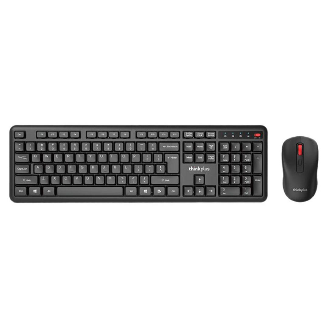 Lenovo thinkplus KM125 PRO Wireless Keyboard & Mouse Combo – 2.4GHz, 104-Key, 4-Level DPI Price in Jordan Lenovo thinkplus KM125 PRO Wireless Keyboard & Mouse Combo – 2.4GHz, 104-Key, 4-Level DPI - Buy Online in Jordan | OfficeJo