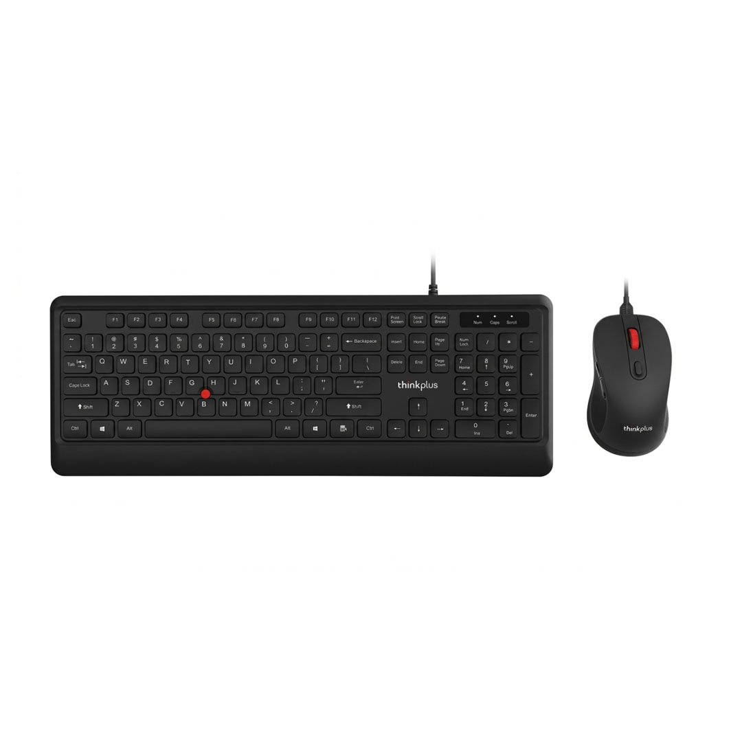 Lenovo thinkplus KM200 PRO Wired Keyboard & Mouse Combo – 104 Keys, 4-Level DPI, USB Price in Jordan Lenovo thinkplus KM200 PRO Wired Keyboard & Mouse Combo – 104 Keys, 4-Level DPI, USB - Buy Online in Jordan | OfficeJo