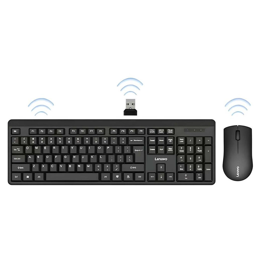 Lenovo KN210 Wireless Keyboard & Mouse Combo – 104 Keys, Plug and Play Price in Jordan Lenovo KN210 Wireless Keyboard & Mouse Combo – 104 Keys, Plug and Play - Buy Online in Jordan | OfficeJo