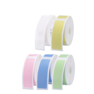 Thermal Label Paper 14×40mm – 160 pcs/roll, 8M Length, White/Green/Yellow - Buy Online in Jordan | OfficeJo