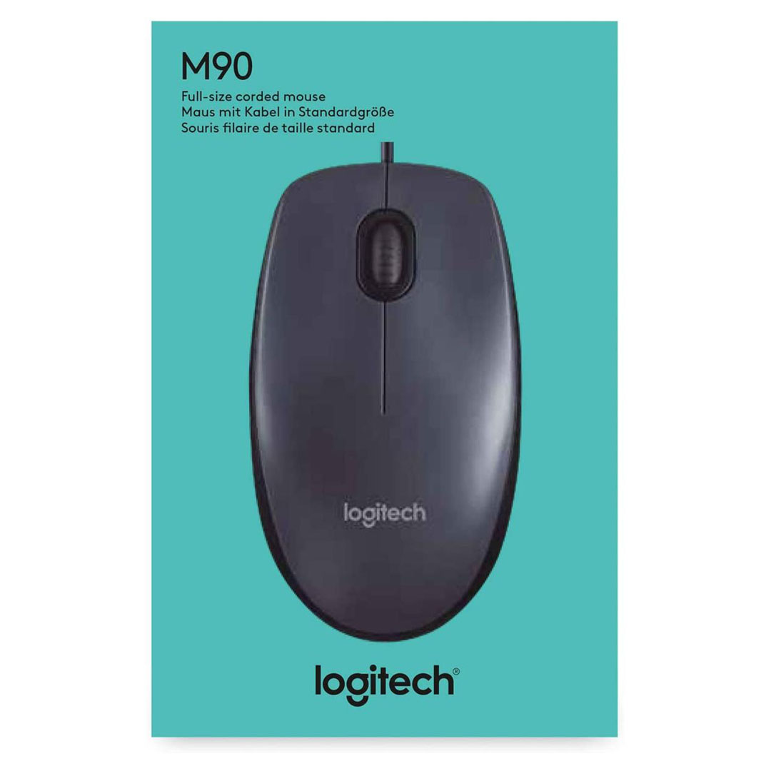 Logitech M90 Wired Mouse – Opto-Electronic, 1000 DPI, Windows 10/8/7 Price in Jordan Logitech M90 Wired Mouse – Opto-Electronic, 1000 DPI, Windows 10/8/7 - Buy Online in Jordan | OfficeJo