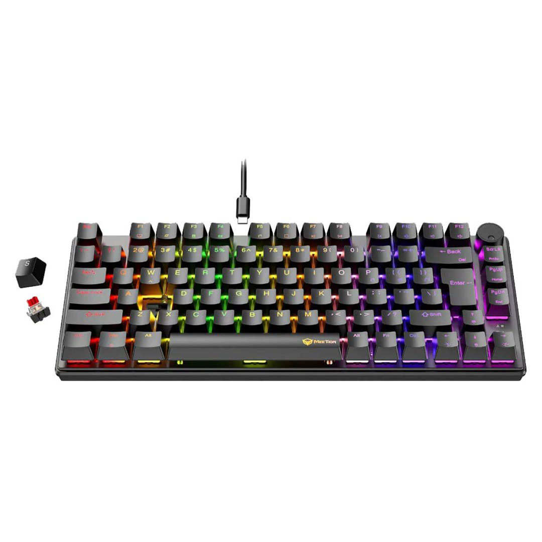 Meetion MK006 Pro 75% Mechanical Keyboard – RGB, Red Switch, Hot-Swap, Type-C Price in Jordan Meetion MK006 Pro 75% Mechanical Keyboard – RGB, Red Switch, Hot-Swap, Type-C - Buy Online in Jordan | OfficeJo