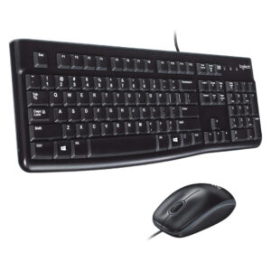 Logitech MK120 Wired Keyboard and Mouse Combo – USB, Spill-Resistant, Recycled Plastic - Buy Online in Jordan | OfficeJo