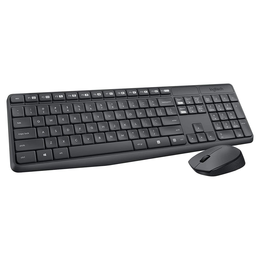 Logitech MK235 Wireless Keyboard and Mouse Combo – 2.4GHz, 10m Range, 128-bit AES Price in Jordan Logitech MK235 Wireless Keyboard and Mouse Combo – 2.4GHz, 10m Range, 128-bit AES - Buy Online in Jordan | OfficeJo