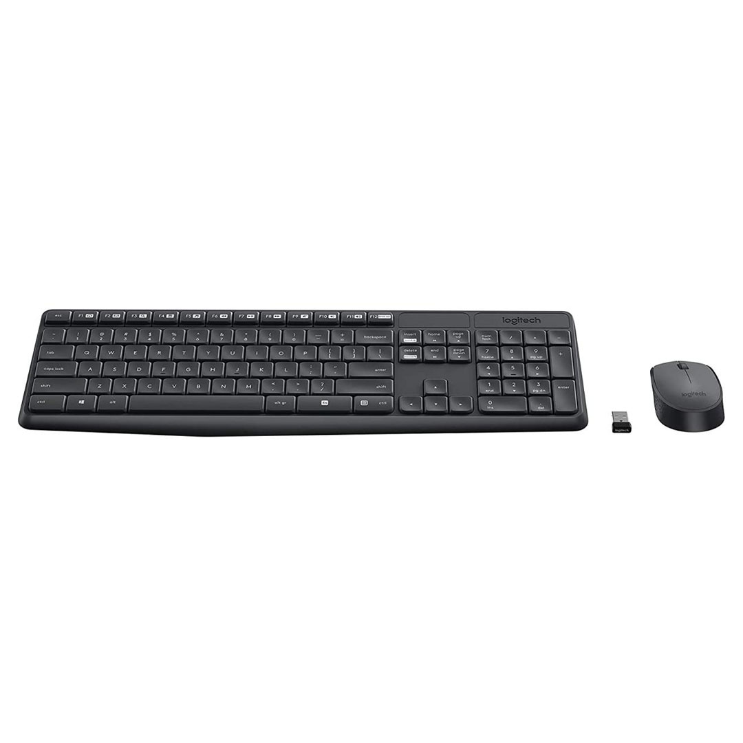Logitech MK235 Wireless Keyboard and Mouse Combo – 2.4GHz, 10m Range, 128-bit AES Price in Jordan Logitech MK235 Wireless Keyboard and Mouse Combo – 2.4GHz, 10m Range, 128-bit AES - Buy Online in Jordan | OfficeJo