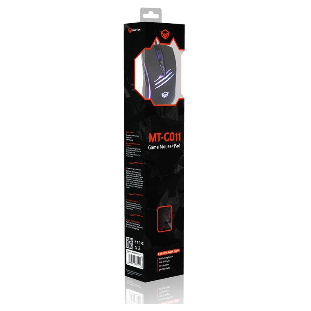 MeeTion Wired Gaming Mouse And Pad Combo – RGB Backlit, 4 DPI Levels, Ambidextrous Price in Jordan MeeTion Wired Gaming Mouse And Pad Combo – RGB Backlit, 4 DPI Levels, Ambidextrous - Buy Online in Jordan | OfficeJo
