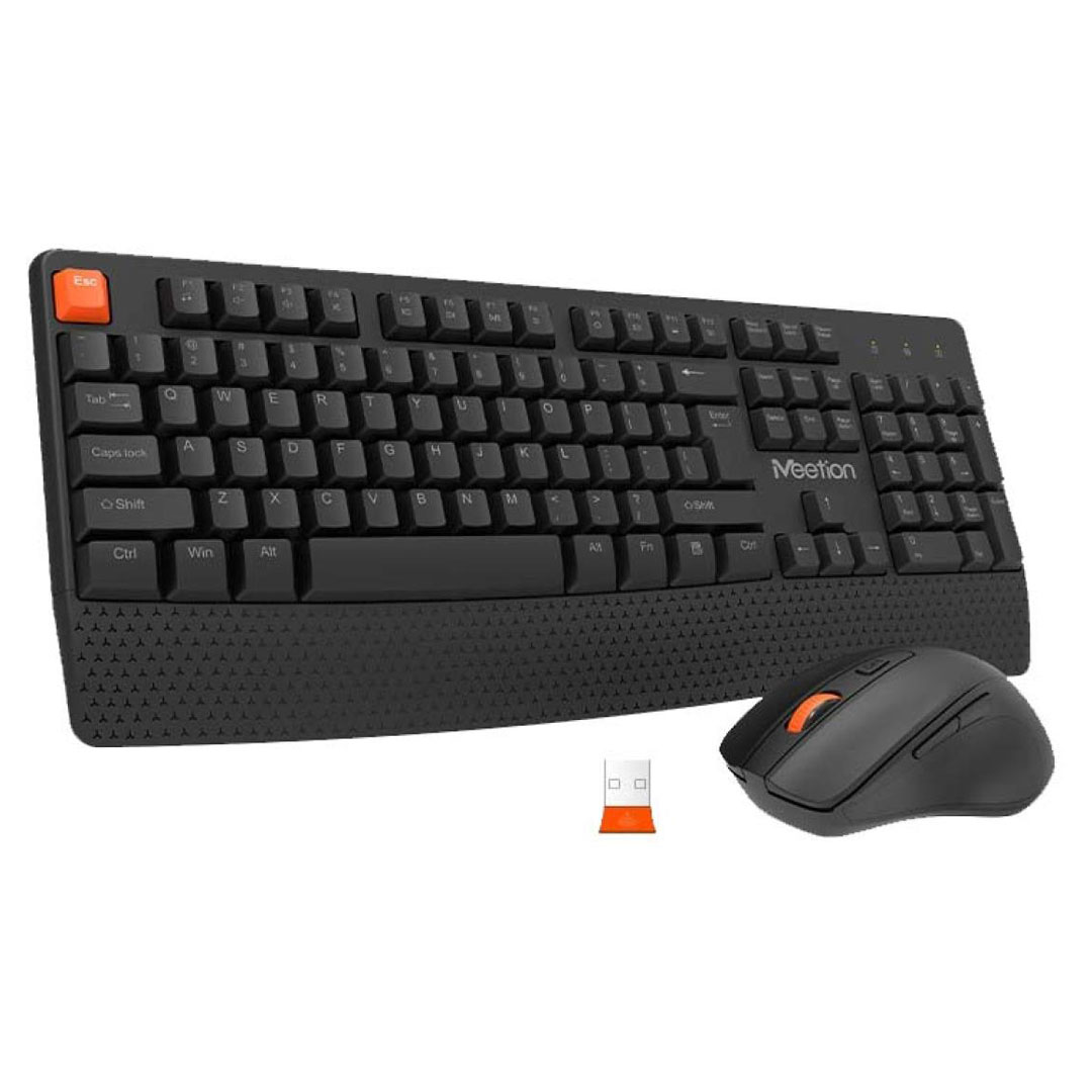 Meetion C4130 Wireless Ergonomic Keyboard & Mouse Combo – 104/105 Keys, 1600 DPI, USB Nano Receiver Price in Jordan Meetion C4130 Wireless Ergonomic Keyboard & Mouse Combo – 104/105 Keys, 1600 DPI, USB Nano Receiver - Buy Online in Jordan | OfficeJo