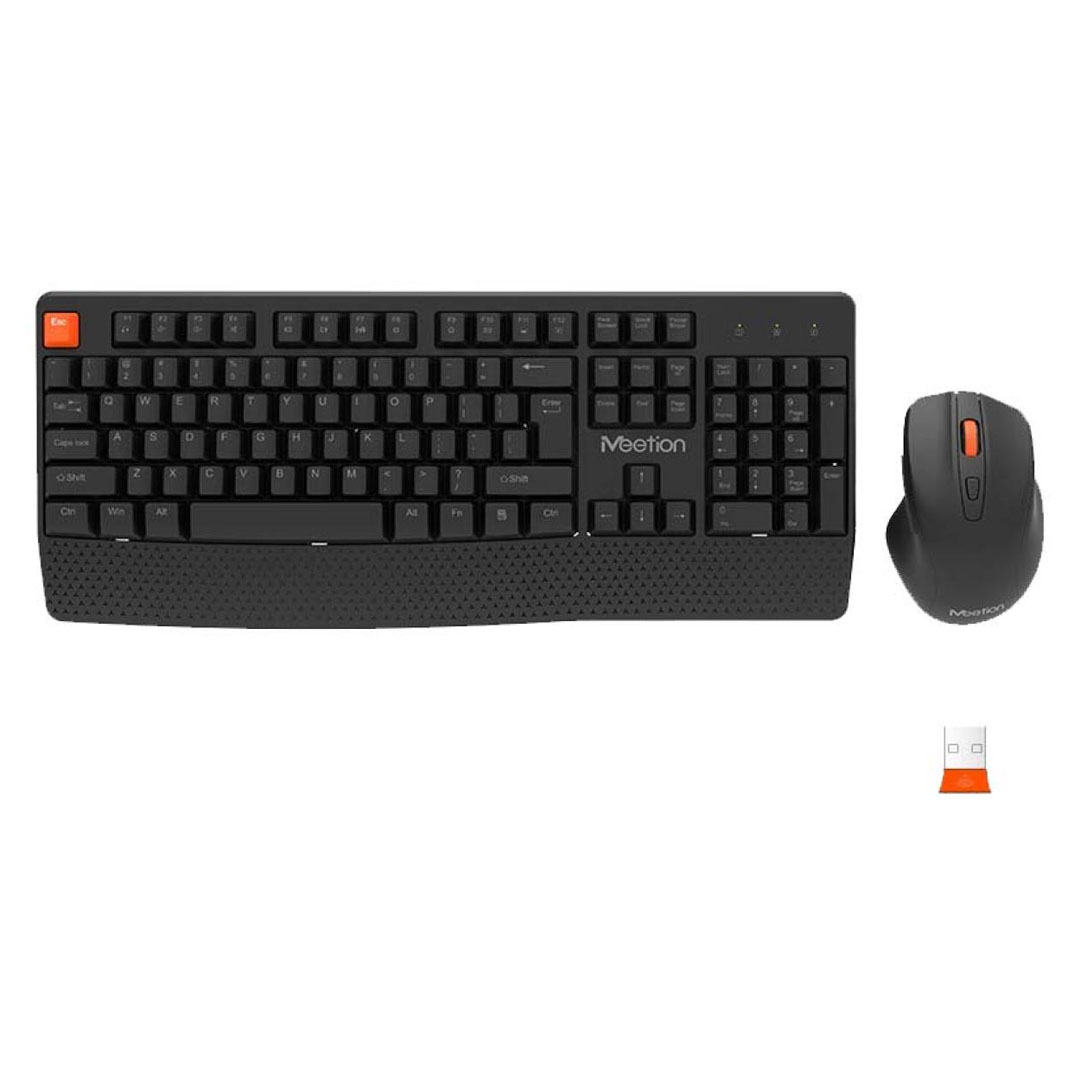 Meetion C4130 Wireless Ergonomic Keyboard & Mouse Combo – 104/105 Keys, 1600 DPI, USB Nano Receiver Price in Jordan Meetion C4130 Wireless Ergonomic Keyboard & Mouse Combo – 104/105 Keys, 1600 DPI, USB Nano Receiver - Buy Online in Jordan | OfficeJo