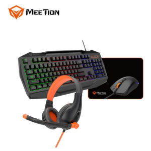 Meetion C490 4-in-1 RGB Wired Gaming Kit – Mouse, Keyboard, Headset & Mouse Pad - Buy Online in Jordan | OfficeJo