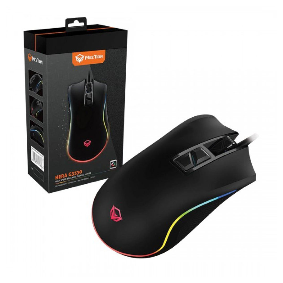 MeeTion Hera Gaming Mouse – PMW3330 Optical Sensor, Fire Button, Ergonomic Design Price in Jordan MeeTion Hera Gaming Mouse – PMW3330 Optical Sensor, Fire Button, Ergonomic Design - Buy Online in Jordan | OfficeJo