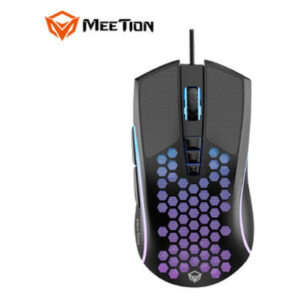 MeeTion Lightweight Honeycomb Gaming Mouse – RGB Backlit, Adjustable DPI, Ergonomic - Buy Online in Jordan | OfficeJo