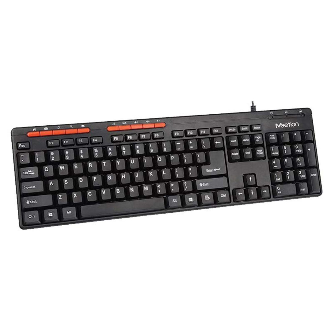 Meetion K600M Wired USB Multimedia Keyboard – 104/105 Keys, Ergonomic, USB, MAC & Windows Price in Jordan Meetion K600M Wired USB Multimedia Keyboard – 104/105 Keys, Ergonomic, USB, MAC & Windows - Buy Online in Jordan | OfficeJo