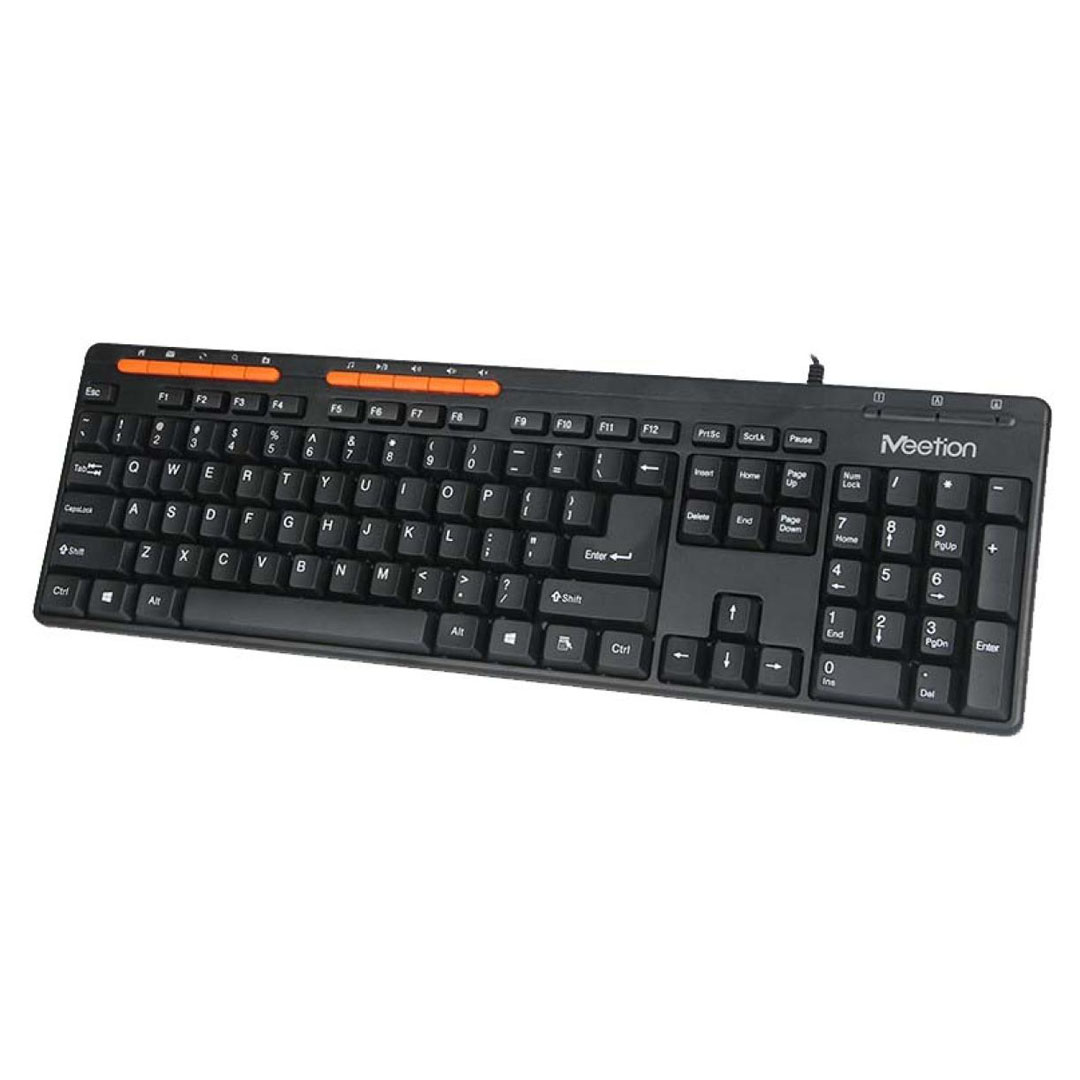Meetion K600M Wired USB Multimedia Keyboard – 104/105 Keys, Ergonomic, USB, MAC & Windows Price in Jordan Meetion K600M Wired USB Multimedia Keyboard – 104/105 Keys, Ergonomic, USB, MAC & Windows - Buy Online in Jordan | OfficeJo