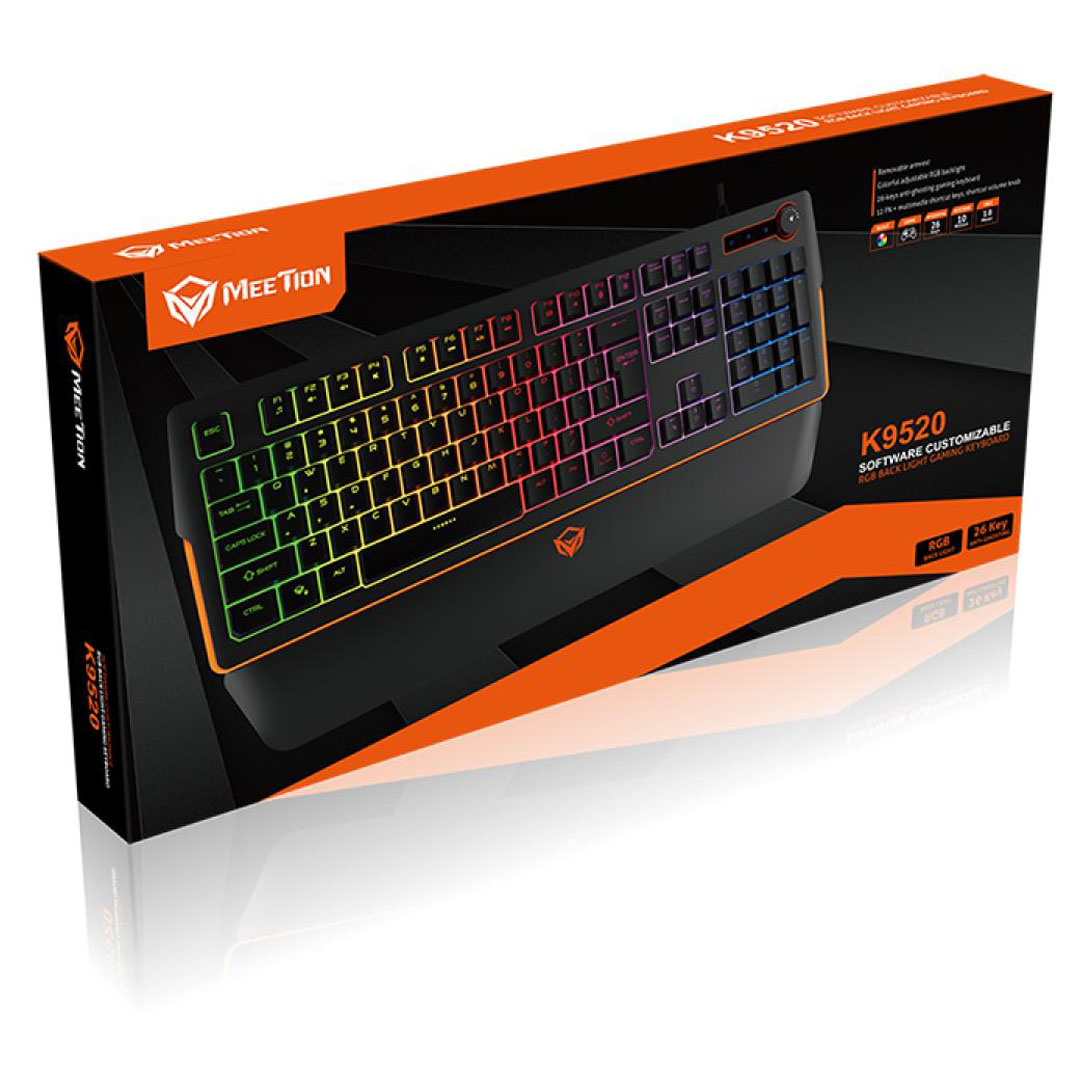 MeeTion RGB Magnetic Wrist Rest Gaming Keyboard – 26-Key Anti-Ghosting, RGB Backlight, 12 Fn Shortcuts Price in Jordan MeeTion RGB Magnetic Wrist Rest Gaming Keyboard – 26-Key Anti-Ghosting, RGB Backlight, 12 Fn Shortcuts - Buy Online in Jordan | OfficeJo
