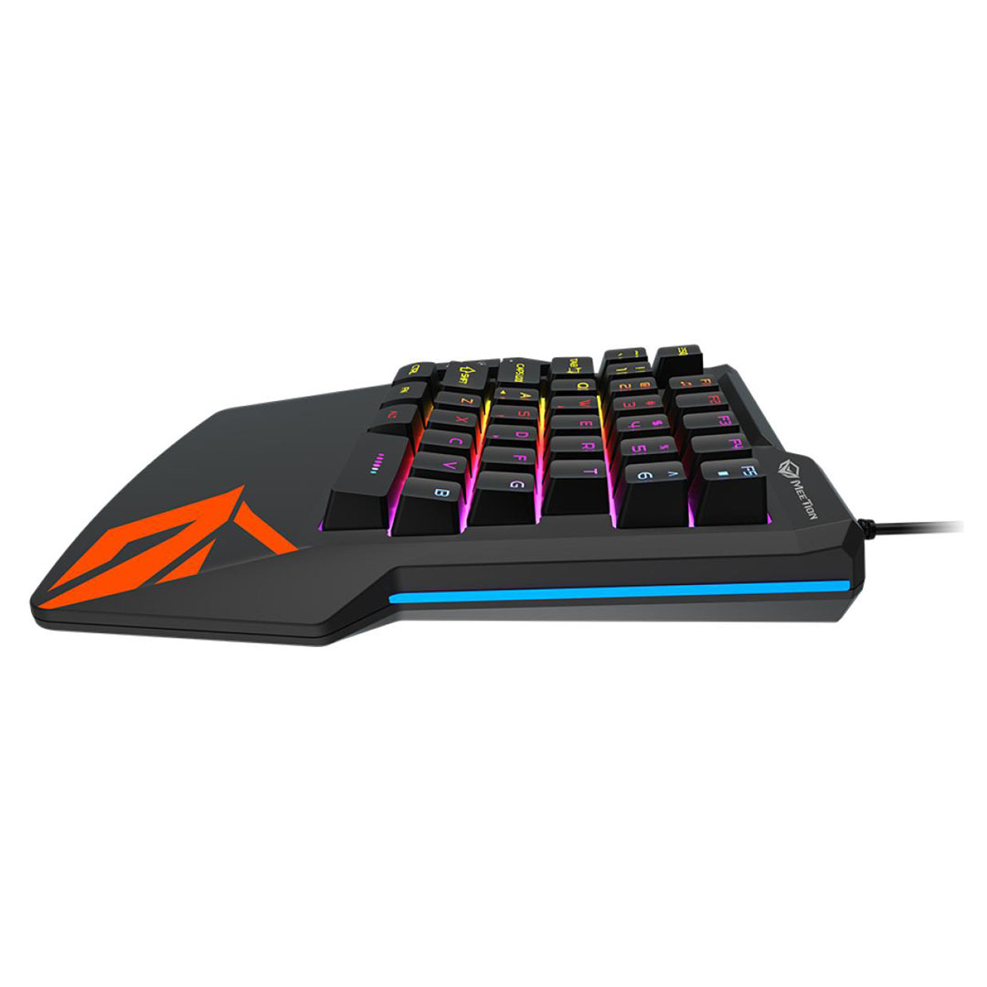 MeeTion Left One-Handed Gaming Keyboard – Rainbow Backlight, Multi-Key No Conflict, Membrane Price in Jordan MeeTion Left One-Handed Gaming Keyboard – Rainbow Backlight, Multi-Key No Conflict, Membrane - Buy Online in Jordan | OfficeJo