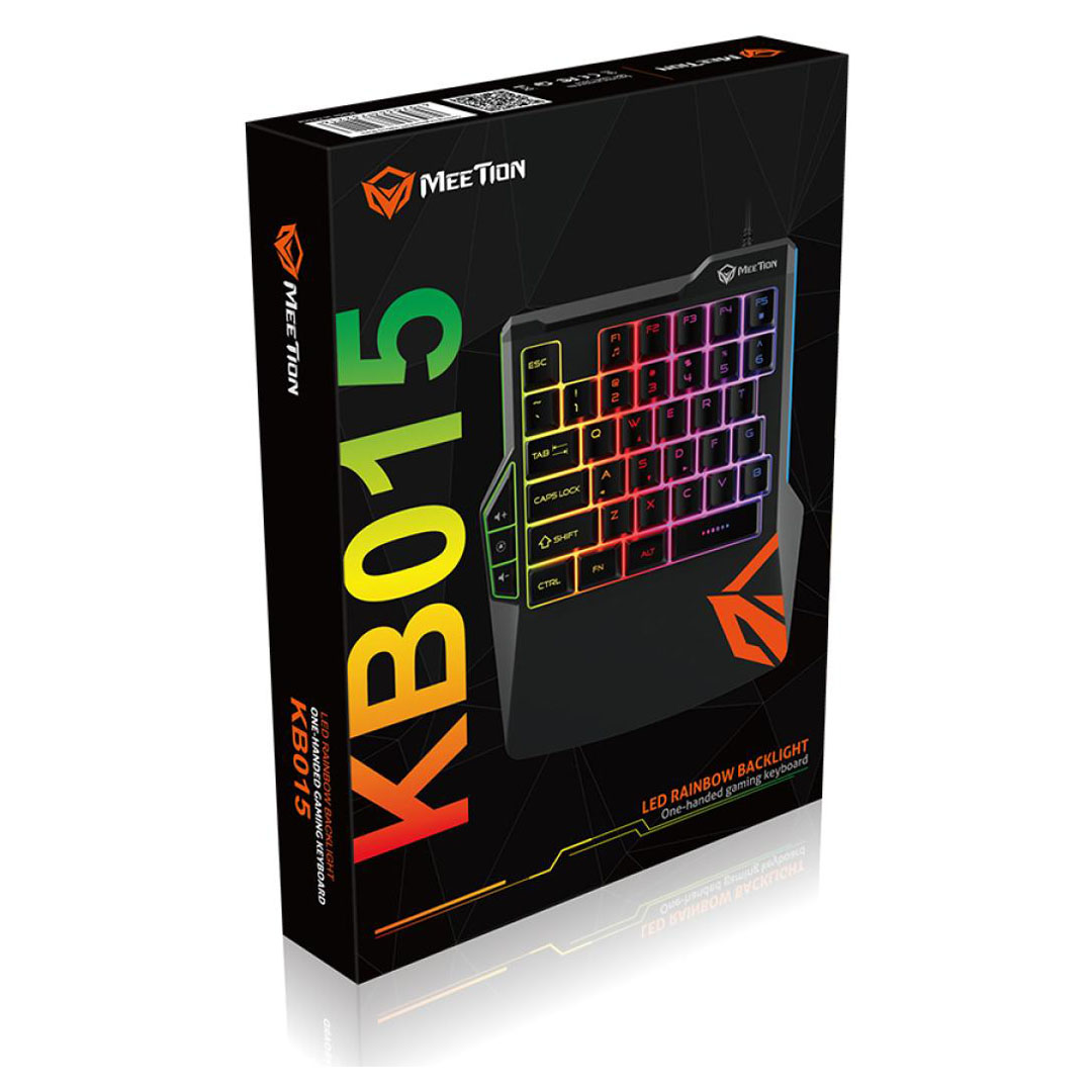 MeeTion Left One-Handed Gaming Keyboard – Rainbow Backlight, Multi-Key No Conflict, Membrane Price in Jordan MeeTion Left One-Handed Gaming Keyboard – Rainbow Backlight, Multi-Key No Conflict, Membrane - Buy Online in Jordan | OfficeJo