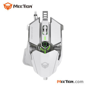 MeeTion RGB Programmable Gaming Mouse – 4000 DPI, 9 Buttons, Ergonomic, White Price in Jordan MeeTion RGB Programmable Gaming Mouse – 4000 DPI, 9 Buttons, Ergonomic, White - Buy Online in Jordan | OfficeJo