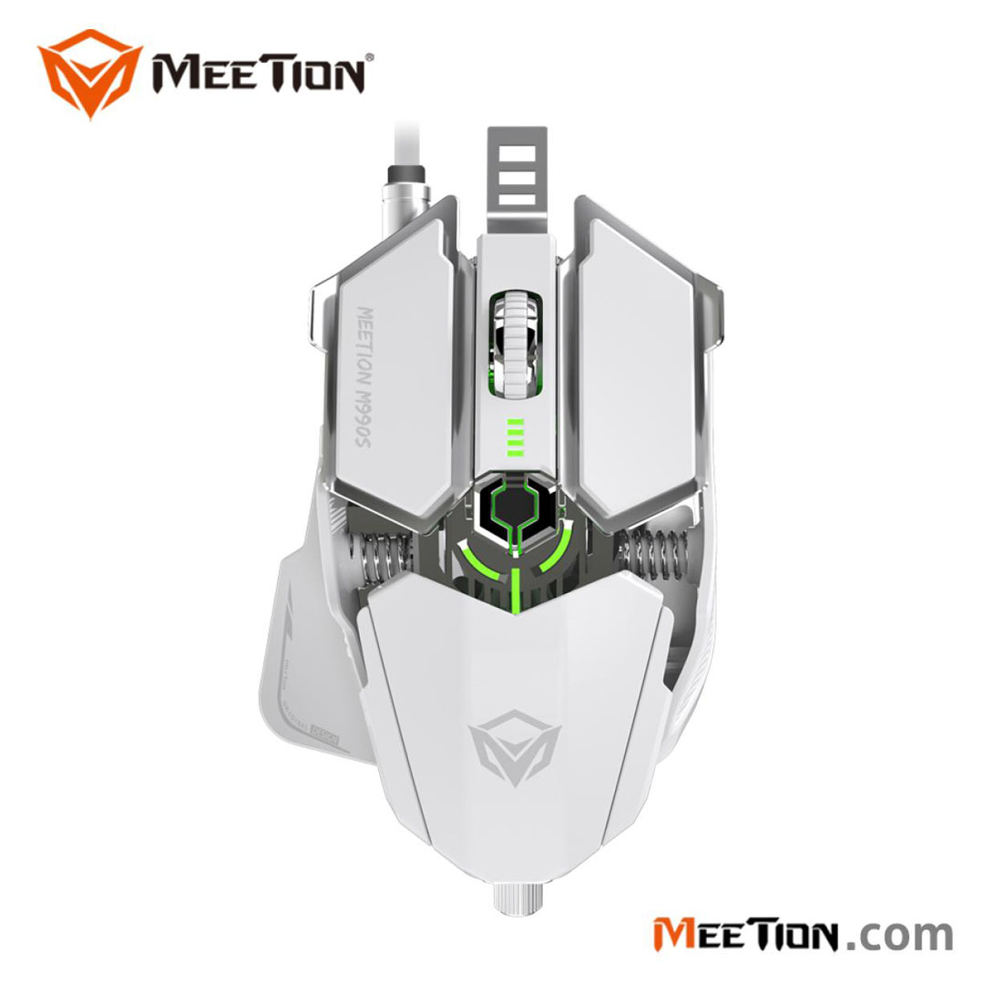 MeeTion RGB Programmable Gaming Mouse – 4000 DPI, 9 Buttons, Ergonomic, White Price in Jordan MeeTion RGB Programmable Gaming Mouse – 4000 DPI, 9 Buttons, Ergonomic, White - Buy Online in Jordan | OfficeJo