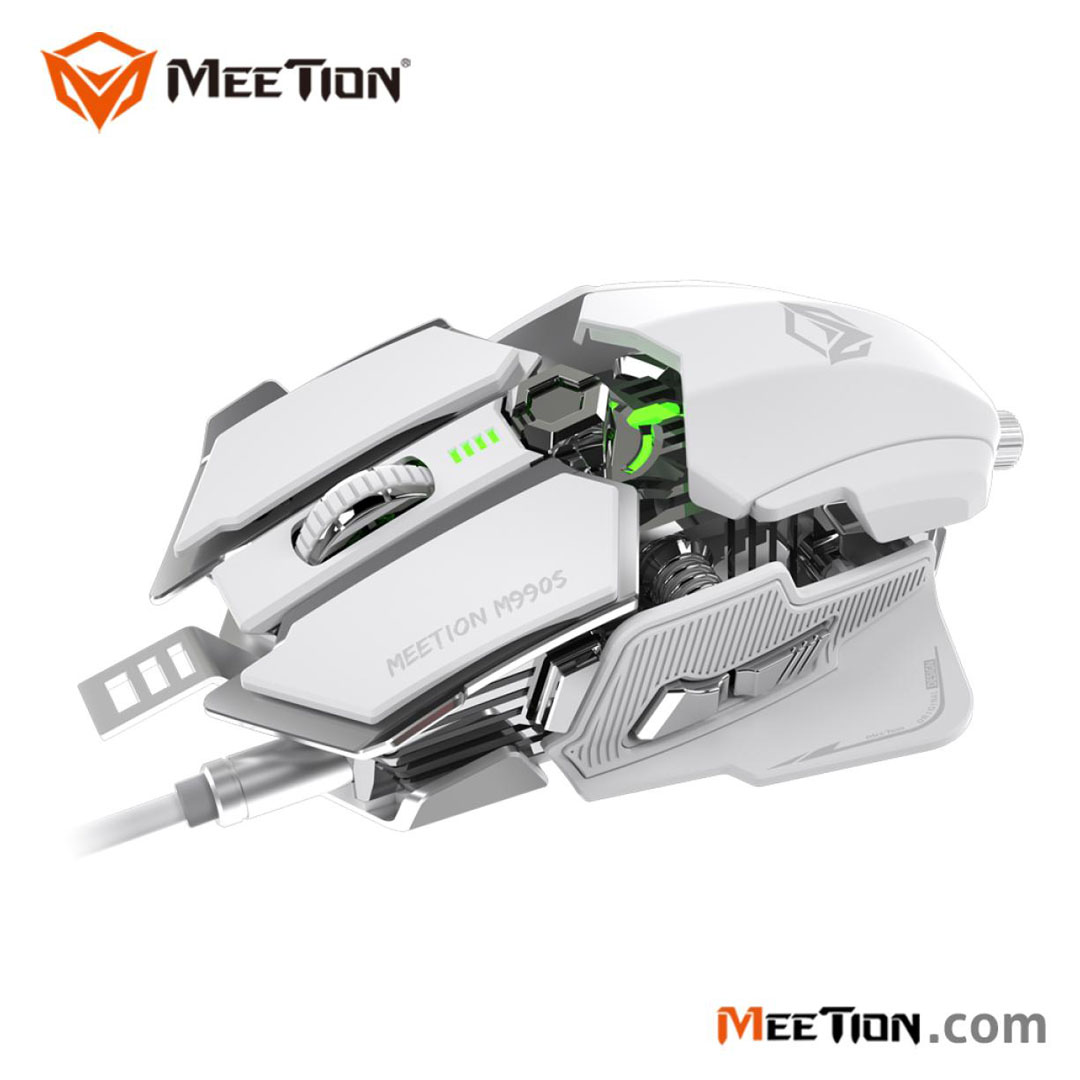 MeeTion RGB Programmable Gaming Mouse – 4000 DPI, 9 Buttons, Ergonomic, White Price in Jordan MeeTion RGB Programmable Gaming Mouse – 4000 DPI, 9 Buttons, Ergonomic, White - Buy Online in Jordan | OfficeJo