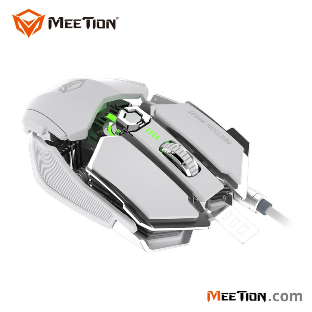 MeeTion RGB Programmable Gaming Mouse – 4000 DPI, 9 Buttons, Ergonomic, White Price in Jordan MeeTion RGB Programmable Gaming Mouse – 4000 DPI, 9 Buttons, Ergonomic, White - Buy Online in Jordan | OfficeJo