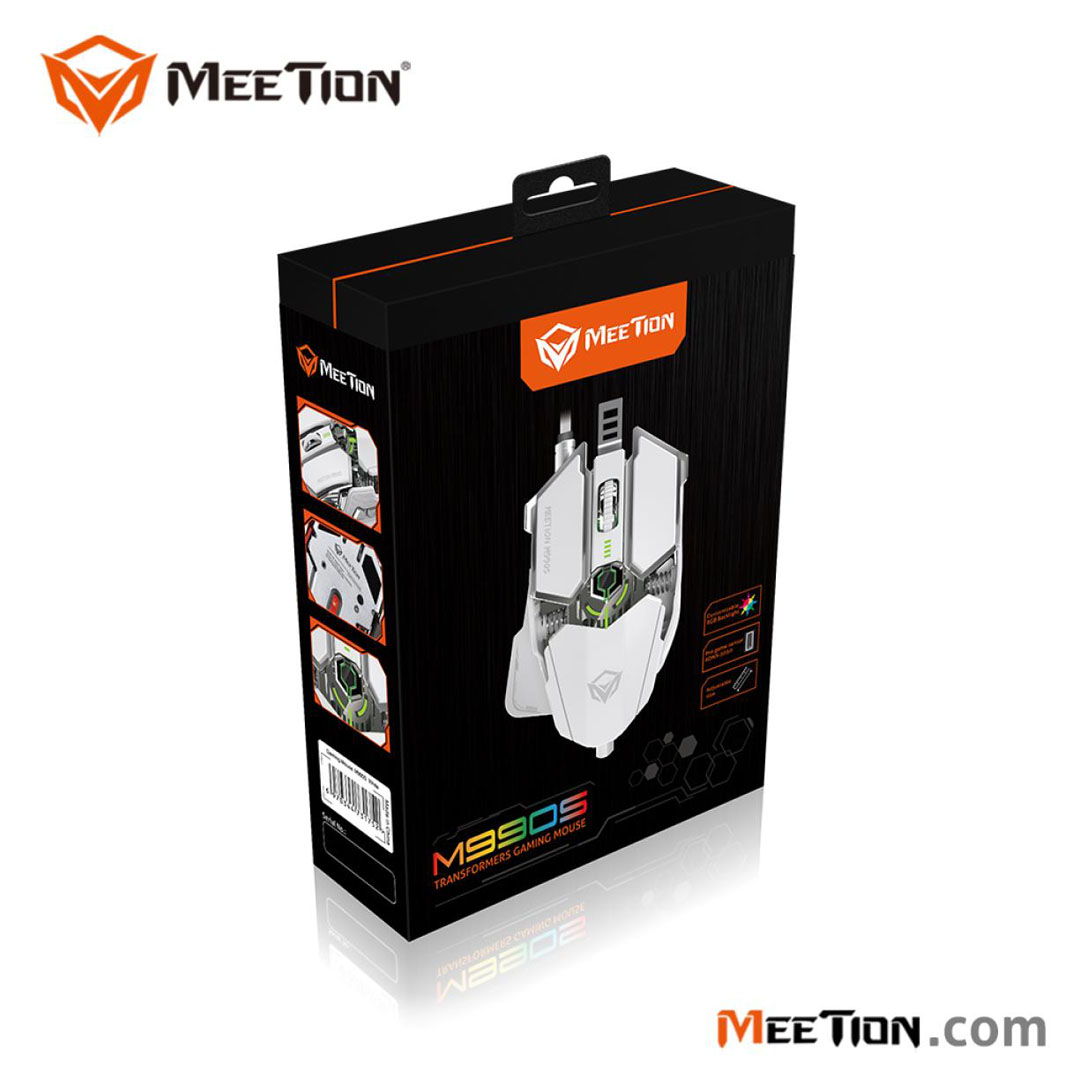 MeeTion RGB Programmable Gaming Mouse – 4000 DPI, 9 Buttons, Ergonomic, White Price in Jordan MeeTion RGB Programmable Gaming Mouse – 4000 DPI, 9 Buttons, Ergonomic, White - Buy Online in Jordan | OfficeJo