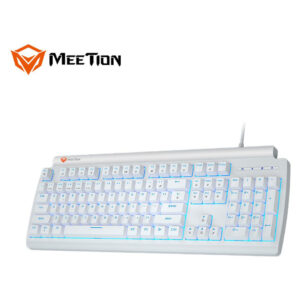 Meetion MT-MK600 Blue Switch Mechanical Gaming Keyboard – 104/105 Keys, USB, White Price in Jordan Meetion MT-MK600 Blue Switch Mechanical Gaming Keyboard – 104/105 Keys, USB, White - Buy Online in Jordan | OfficeJo
