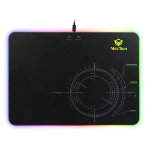 MeeTion RGB Gaming Mouse Pad – 16.8M Colors, 9 Lighting Modes, Non-Slip Base - Buy Online in Jordan | OfficeJo