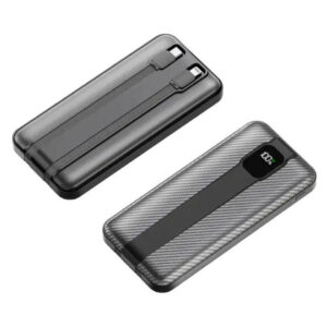 Huntkey 10000mAh Power Bank – Built-in Dual Cables, 22.5W Fast Charging, Digital Display - Buy Online in Jordan | OfficeJo