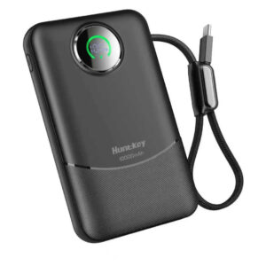 Huntkey 10000mAh Power Bank – Built-in USB-C Cable, 22.5W Fast Charging, Slim Design - Buy Online in Jordan | OfficeJo