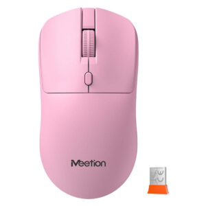 Meetion R546 Wireless Silent Mouse – 2.4GHz, 1600 DPI, Pink, 10M Range - Buy Online in Jordan | OfficeJo